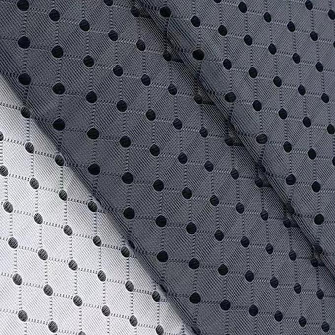 3mm 3d Spacer Fabric 50in تا 60in مواد پارچه ای رنگی سیاه 3