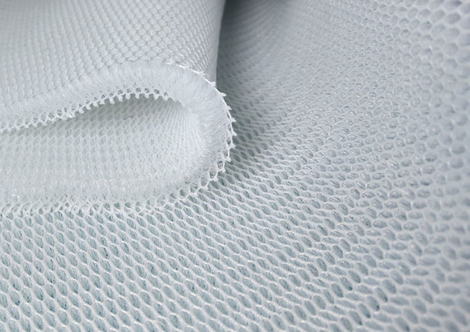حافظه 4mm 3D Mesh مواد Polyester Mesh پارچه بسیار تنفس پذیر 0