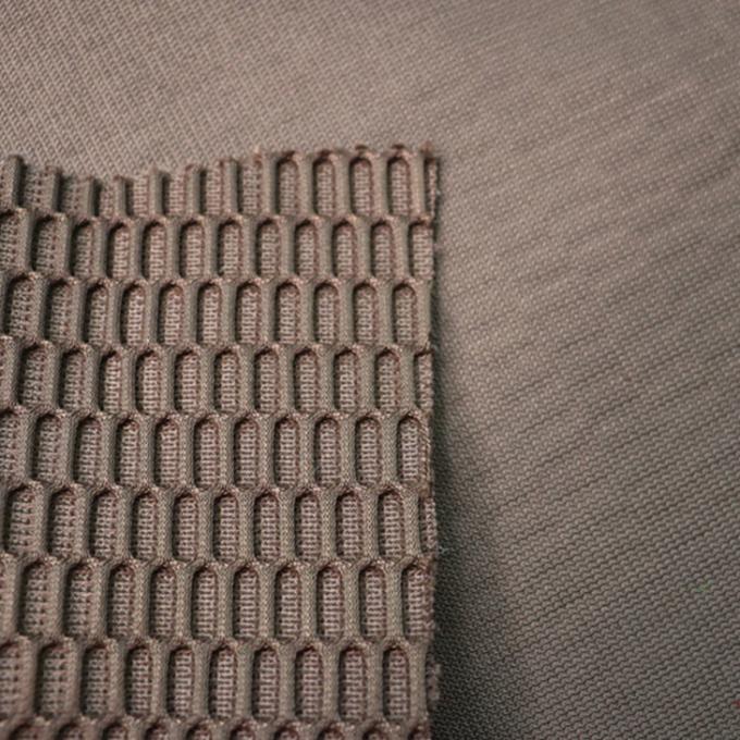290gsm Airmesh Spacer Mesh پارچه شبكه قابل تنفس ماده 100٪ پلی استر 0