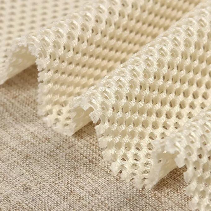 پارچه 100٪ پلی استر Airmesh پارچه بافته Airmesh قابل تنفس Air Mesh پارچه Spacer Mesh پارچه برای Beding 5