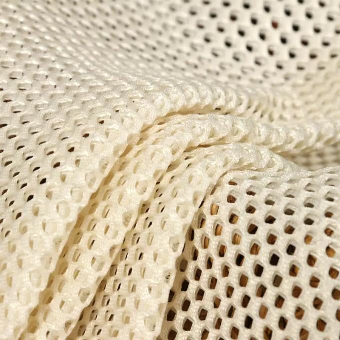 پارچه 100٪ پلی استر Airmesh پارچه بافته Airmesh قابل تنفس Air Mesh پارچه Spacer Mesh پارچه برای Beding 4