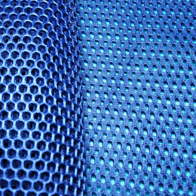 پارچه 100٪ پلی استر Airmesh پارچه بافته Airmesh قابل تنفس Air Mesh پارچه Spacer Mesh پارچه برای Beding 1