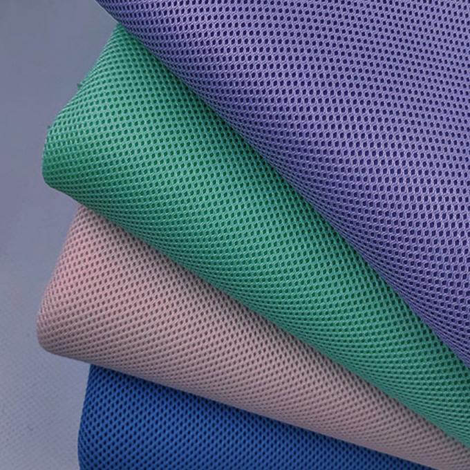 ضد استاتیک 3D فضای میش Air Mesh پلی استر ورزش میش پارچه ضد میکروبی 4