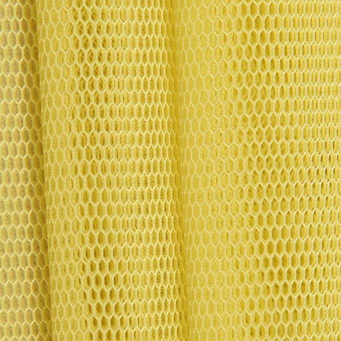 حافظه 4mm 3D Mesh مواد Polyester Mesh پارچه بسیار تنفس پذیر 4