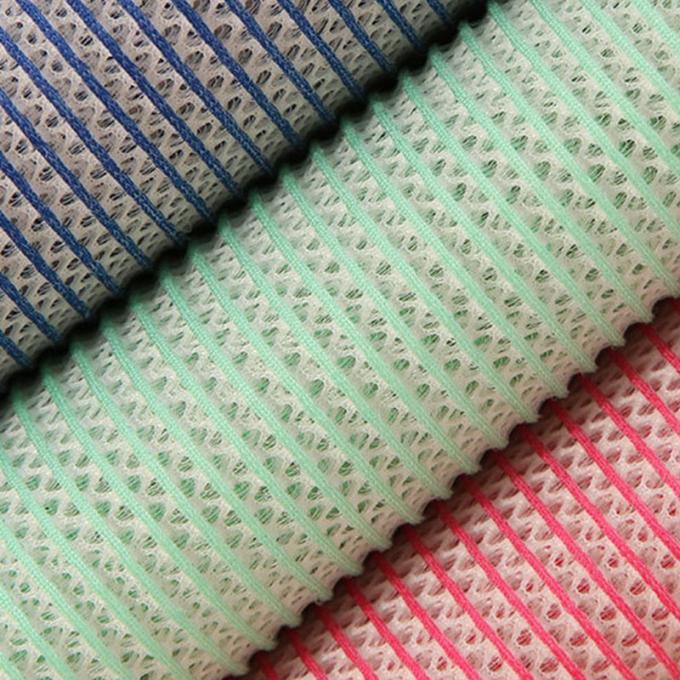 100 در هر پارچه پلی استر Air Mesh پارچه مقاوم به آب و ضد آب و قابل تنفس 1