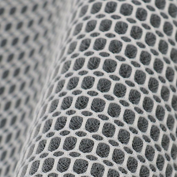 مواد 3mm Grey 3D Mesh 100 درصد پارچه پلی استر میش آبشوری 1