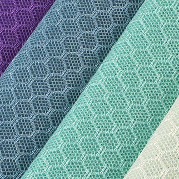 3mm Airmesh دوخت شده 250GSM پلی استر شبکه ورزشی پارچه ضد اشک برای چمدان 1