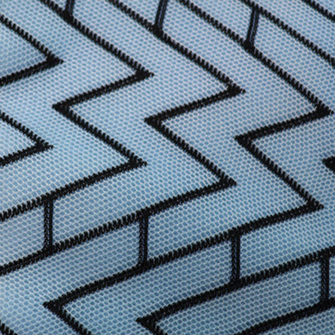 دو رنگ 3D Spacer Mesh پایین Airmesh کشش پذیر پلی استر Athletic Mesh پارچه 2