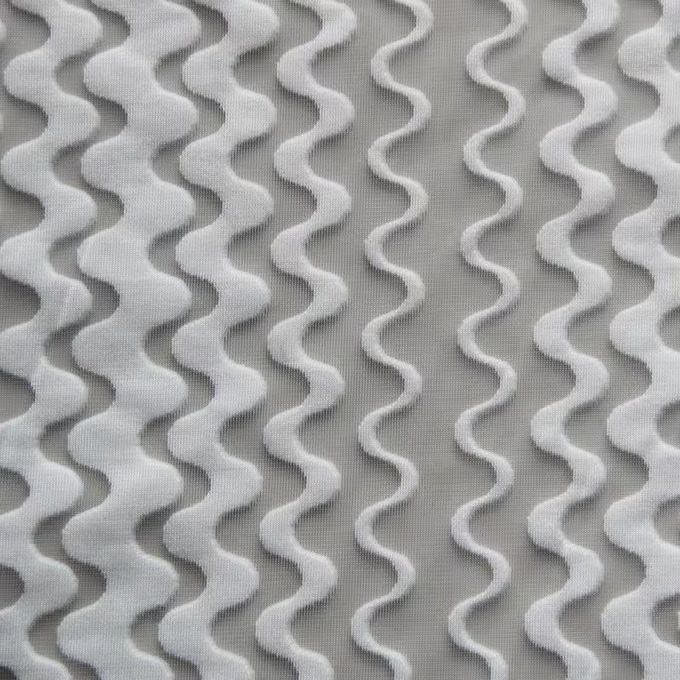 مواد ژاکارد ضد اشک 3D ميش پلی استر بازیافت شده 3mm 4