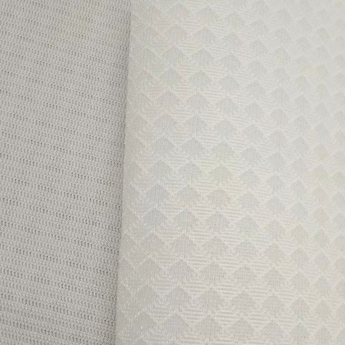 پارچه پلی استری کشش پذیر نیمه شفاف پارچه شبک فضایی 240 - 450GSM 2