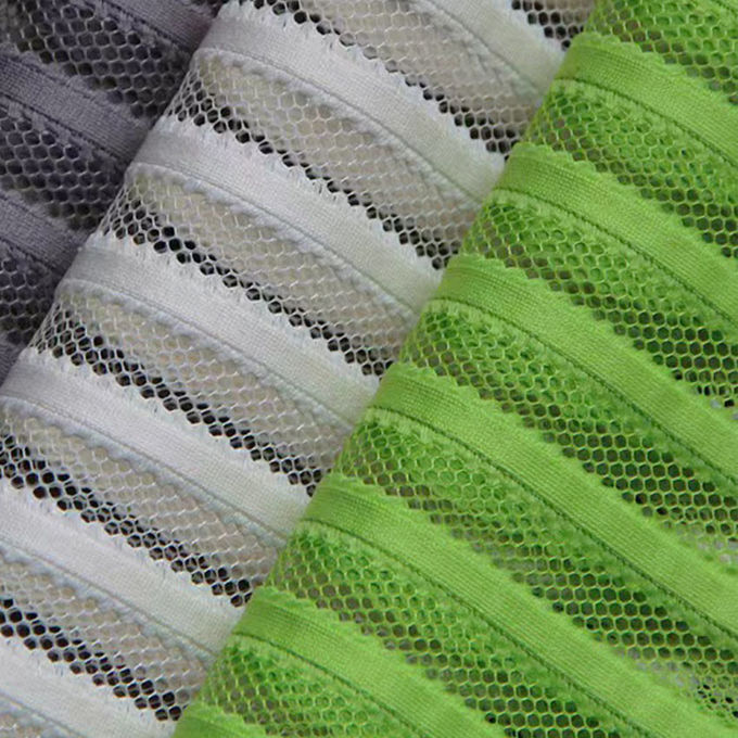 پارچه 2mm 290gsm Poly Mesh پارچه قابل تنفس مواد 100٪ پلی استر 2